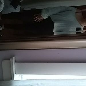 A baby blue shirt